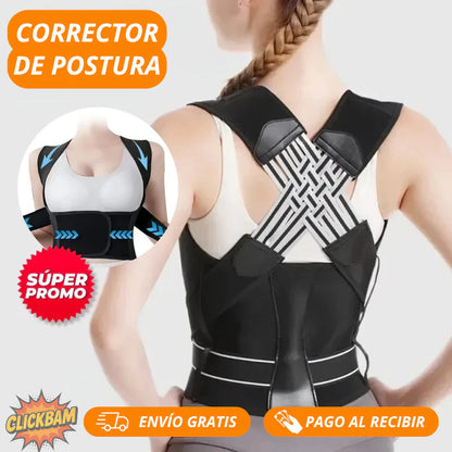 CORRECTOR DE POSTURA AJUSTABLE 2 EN 1
