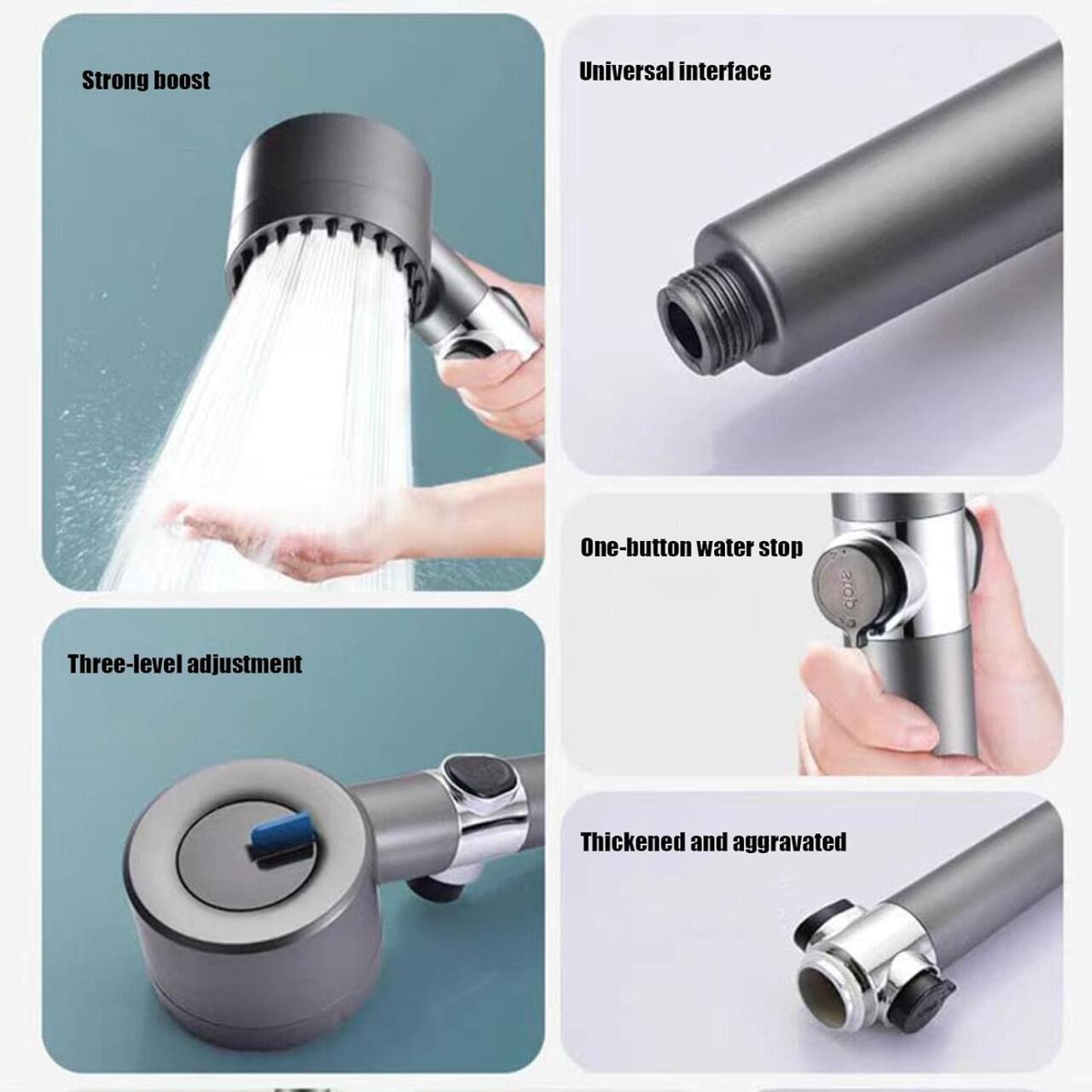 Cabezal de Ducha Turbo de Alta Presión