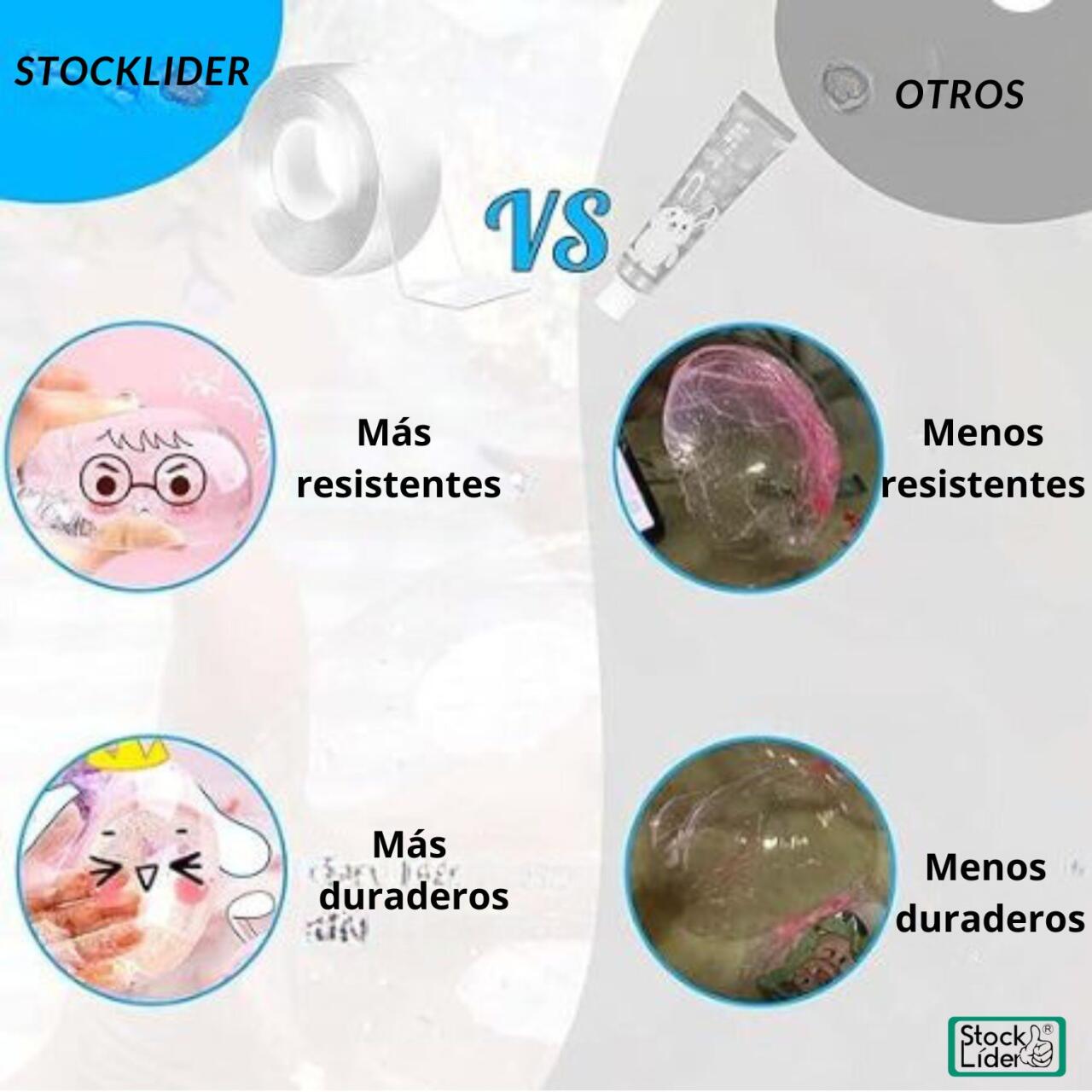 PROMO 3x1 Cinta Doble Faz Lavable Y Reutilizable